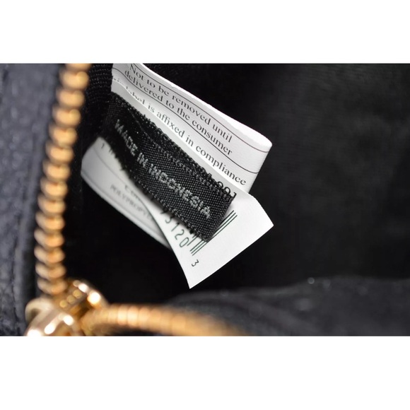 Marc Jacobs New Mini Pebbled Black Leather Adjustable Backpack Purse - Picture 10 of 15